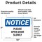 Signmission Please Open Door Slowly, 10 in W x Rectangle, Vinyl Decal OS-2PACK-NS-D-710-L-17543 - alternate 2